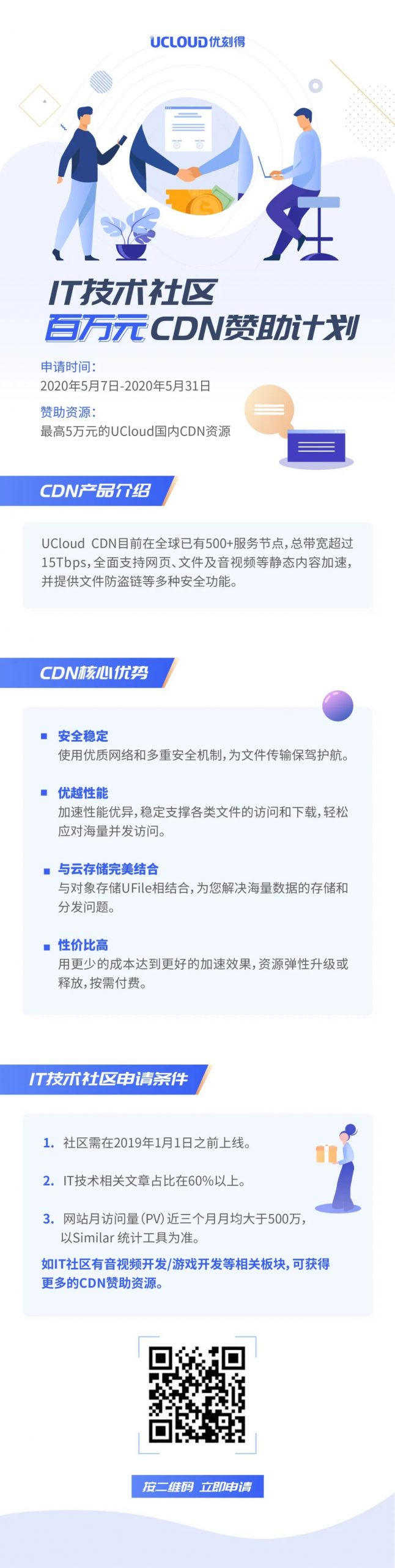 IT技术社区有福了，UCloud免费提供最高5万元CDN资源！-老刘博客