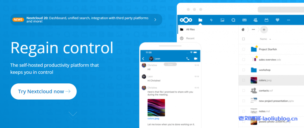 不舔百度网盘阿里云盘,5款免费开源自建私人云盘程序推荐-老刘博客