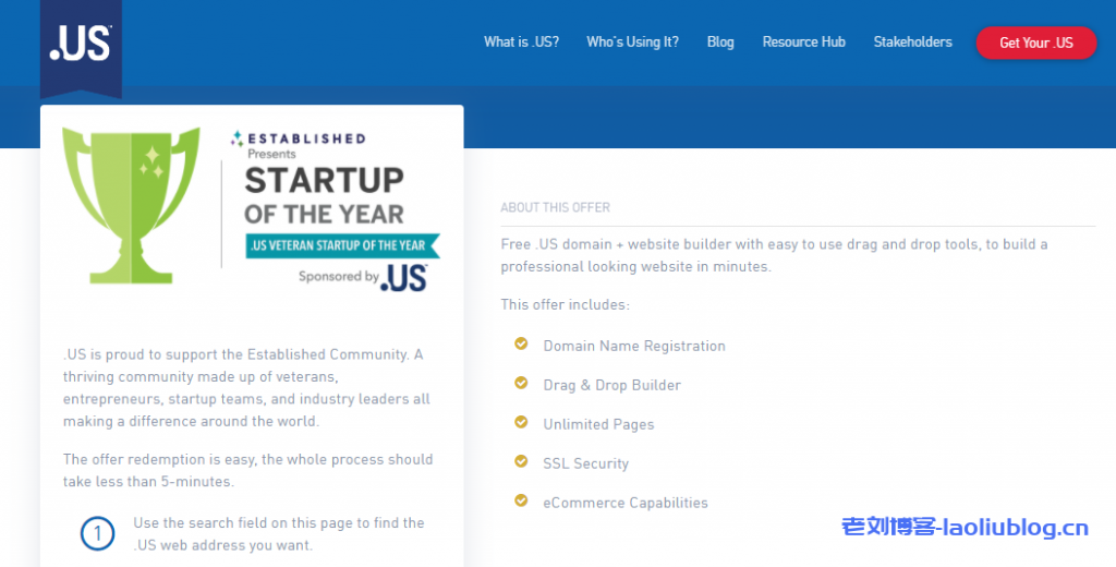 about.us社区联合域名服务商porkbun推出.us后缀首年免费注册活动-老刘博客