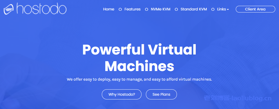 Hostodo十月促销:拉斯维加斯、迈阿密和斯波坎VPS年付$44.99,KVM架构2核3GB内存30G NVMe硬盘5TB流量@1Gbps端口-老刘博客