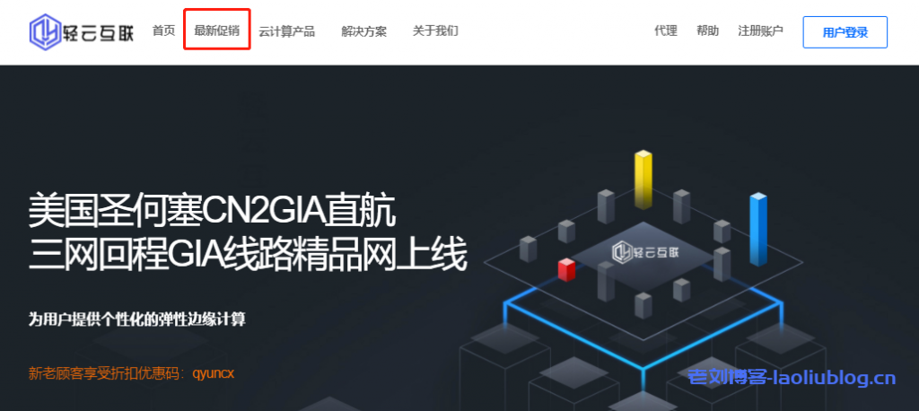 轻云互联促销闪购云产品，全场88折起：香港CN2大宽带KVM架构月付22元&美国圣何塞精品云服务器月付19元-老刘博客