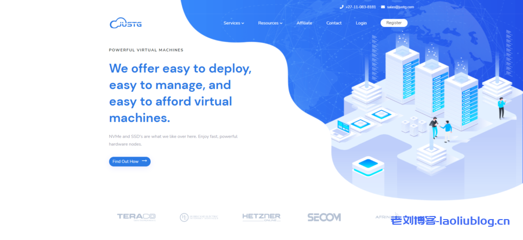 JUSTG南非CN2 GIA VPS限时5折促销，月付$6.99起，500Mbps带宽超值选择-老刘博客
