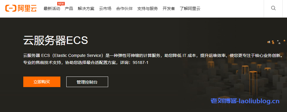 什么是云服务器ECS？为什么选择云服务器ECS？附ECS最新活动汇总-老刘博客