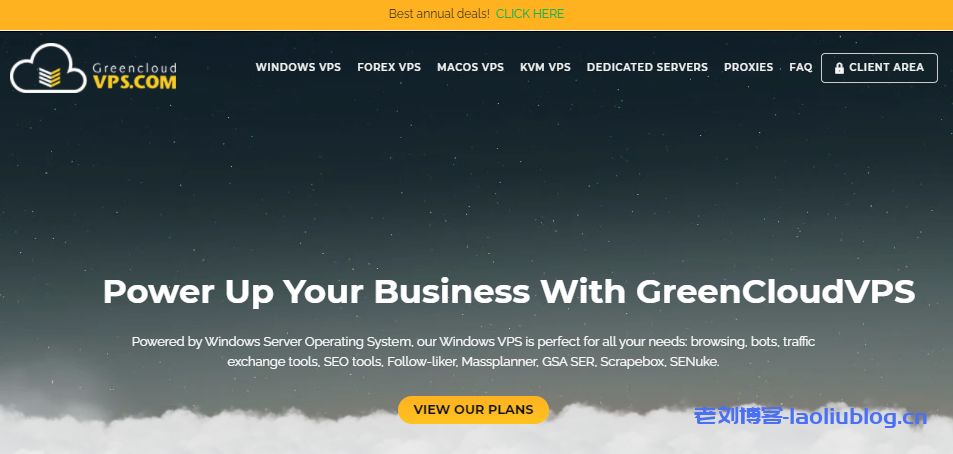 GreenCloudVPS绿云香港大带宽VPS年付$25起！10Gbps带宽，配置可选2C4G/4C8G-老刘博客