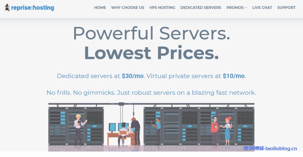 RepriseHosting西雅图独服$33/月,L5640/16G内存/2*960G SSD,50TB月流量@1Gbps带宽-老刘博客