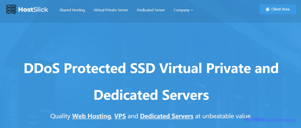 HostSlick荷兰高防VPS低至5.99欧元/月，1Gbps带宽不限流量，可选OpenVZ或KVM架构-老刘博客
