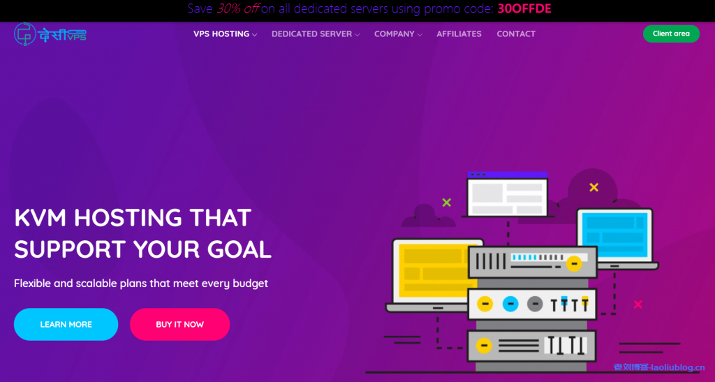 DesiVPS黑五套餐：美国洛杉矶高防VPS年付26.99刀，1Gbps带宽不限流量，每月免费换1次IP-老刘博客