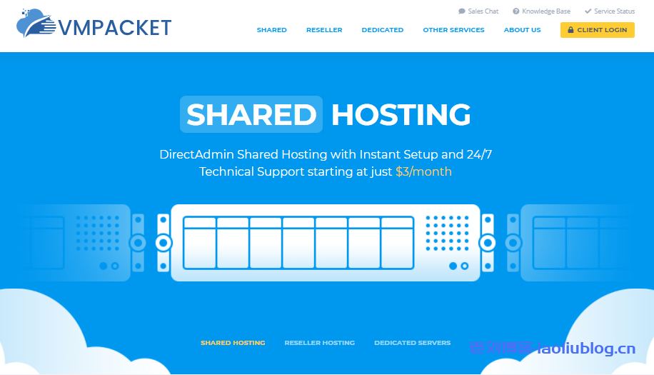 VMPacket虚拟主机:新加坡/英国/美国机房,70GB NVMe空间,不限流量不限绑定域名数量,年付40美元