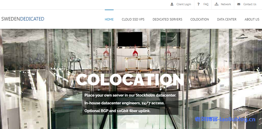 SwedenDedicated瑞典抗投诉、无版权VPS,斯德哥尔摩机房,10€/月/KVM架构/1CPU(fair share) /1GB内存/40GB SSD/1Gbps带宽/ 2T月流量(out)