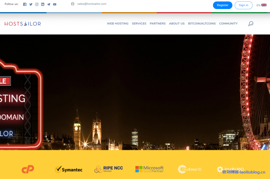 HostSailor荷兰/罗马尼亚VPS七折优惠低至$1.99/月,可选KVM 或OpenVZ架构-老刘博客