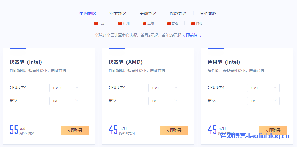 UCloud跨境电商防关联服务器降价,最低配1核1G内存1M带宽全球同价45元/年