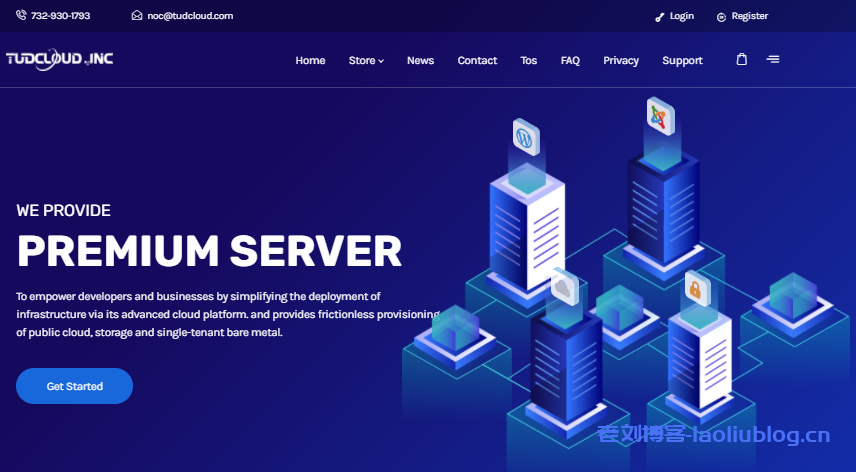 TUDCLOUD香港大带宽VPS、香港不限流量VPS月付6.3美元起附7折优惠码
