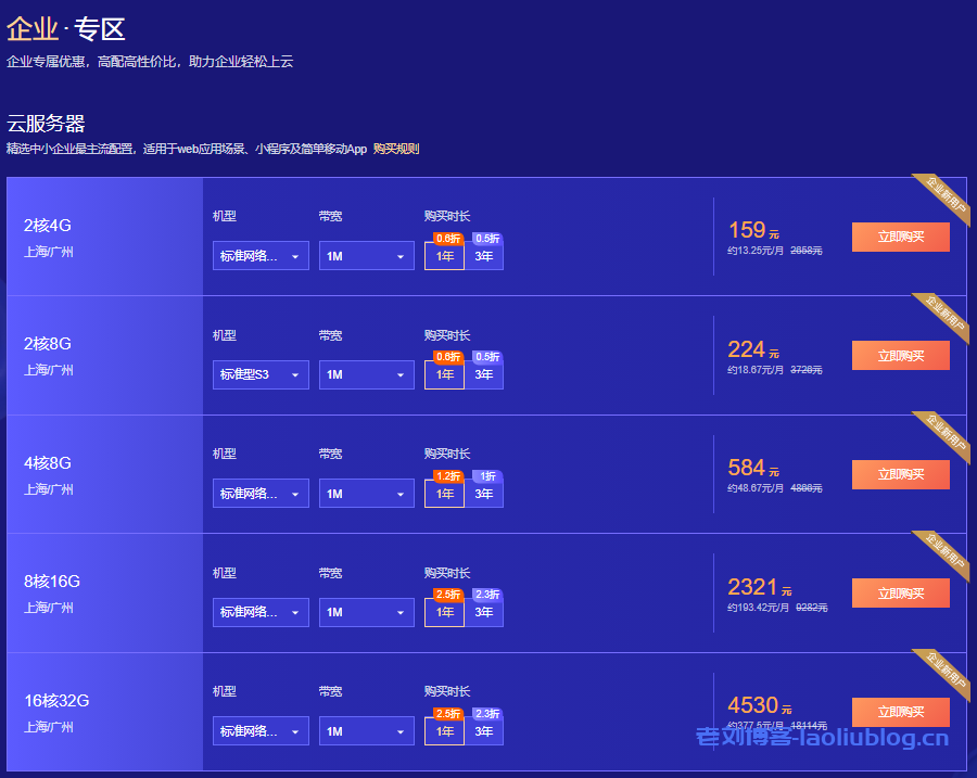 腾讯云轻量应用服务器秒杀:1C2G6M低至60元/年,2C4G8M低至74元/年