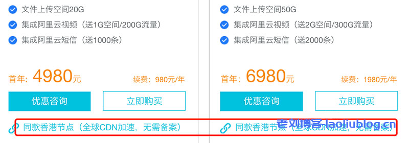 阿里云香港服务器带宽太贵怎么办?香港节点全球CDN加速你值得拥有-老刘博客