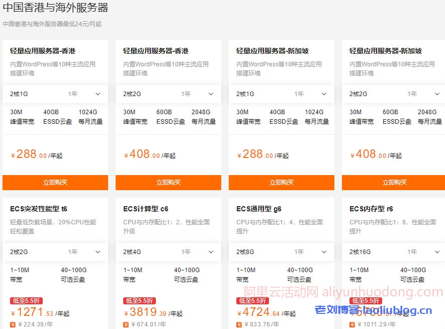 新手用户购买阿里云产品有哪些优惠?怎么买才不会掉坑?-老刘博客