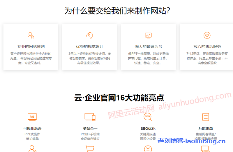 企业用户建站选择阿里云·企业官网还是云服务器更好？-老刘博客