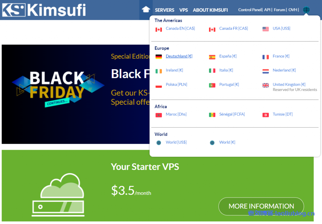 Kimsufi法国/加拿大独服：€4.99/月/N2800/4G内存/1TB硬盘/不限流量@100Mbps带宽，附免税申请技巧-老刘博客