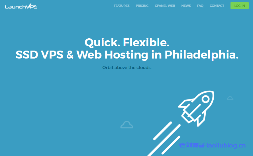 LaunchVPS美国费城KVM VPS：$17.76/年/768MB内存/20GB SSD空间/768GB流量@500Mbps端口-老刘博客