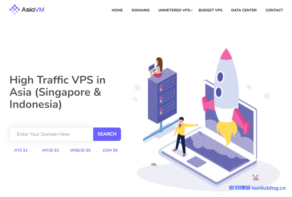 AsiaVM新加坡VPS:$8/月/1.5GB内存/100GB空间/不限流量@100Mbps-500Mbps端口/KVM架构