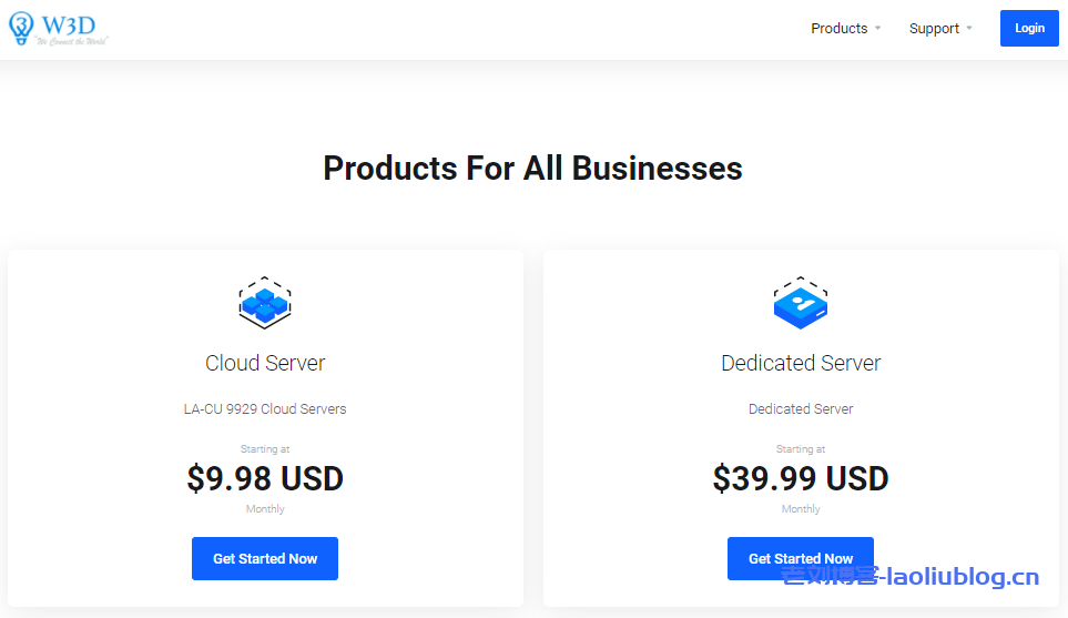 W3D Host洛杉矶9929 VPS：$4.99/月/1GB内存/10GB SSD空间/1TB流量/200Mbps-600Mbps端口/KVM-老刘博客