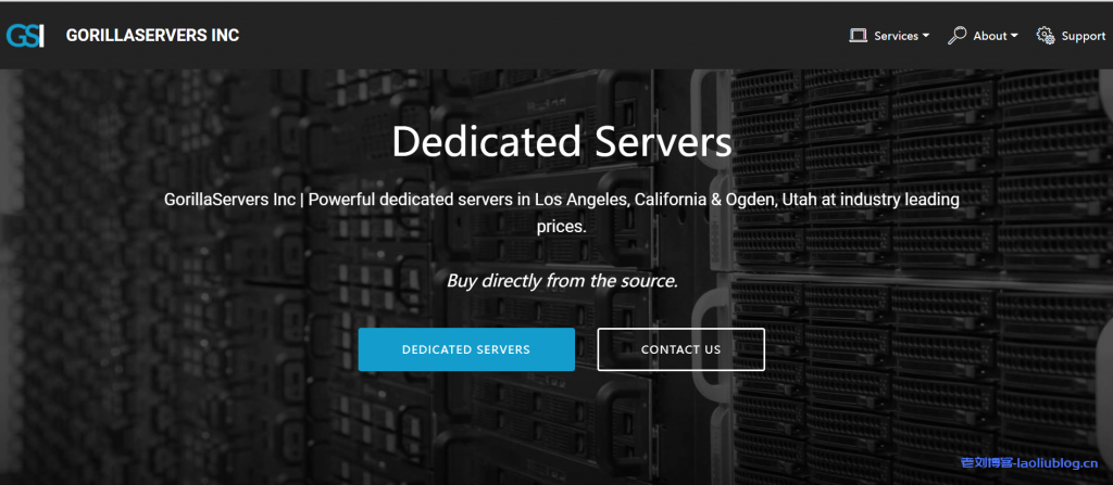 GorillaServers美国盐城湖1Gbps带宽独立服务器：$99/月/E3-1270v3/32GB内存/64TB硬盘/50TB流量-老刘博客