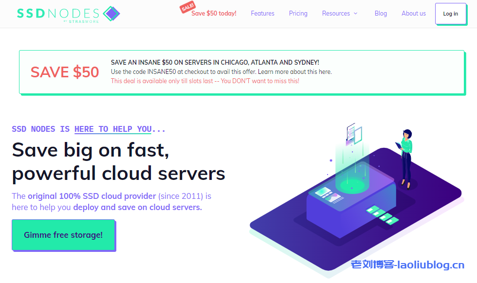 SSDNodes黑五活动：1Gbps大带宽KVM VPS三年付仅$201，4核/16GB内存/320GB SSD空间/8TB流量/日本/新加坡/洛杉矶/西雅图/达拉斯/欧洲-老刘博客