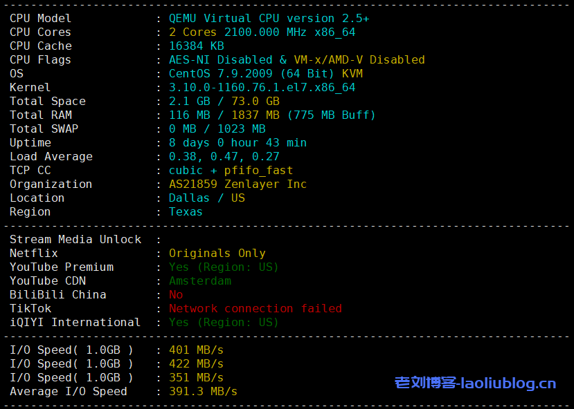 arkecx怎么样?Ark Edge Cloud美国西海岸圣何塞云服务器测评分享,移动回程全部直连,电信和联通相当于常规国际BGP对接骨干回来-老刘博客