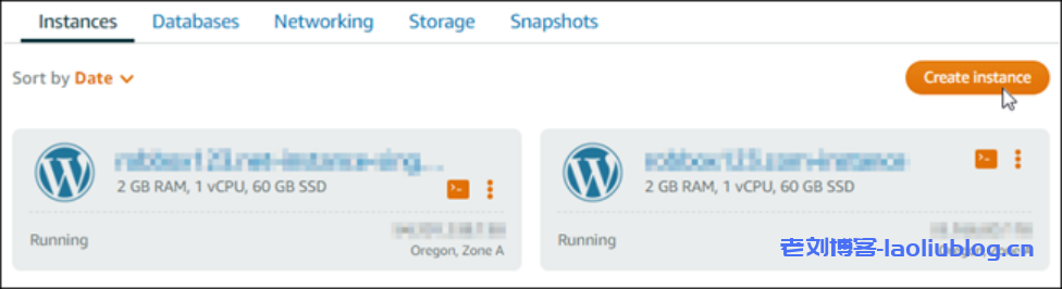 使用Amazon Lightsail详细教程-利用AWS免费套餐，轻松搭建Wordpress网站-老刘博客