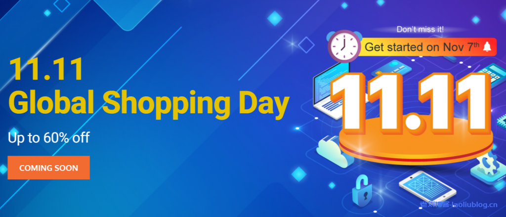 Krypt独立服务器：双11优惠，$111.11/季/E3-1230/16GB内存/2TB空间/10TB流量/100Mbps带宽/洛杉矶-老刘博客