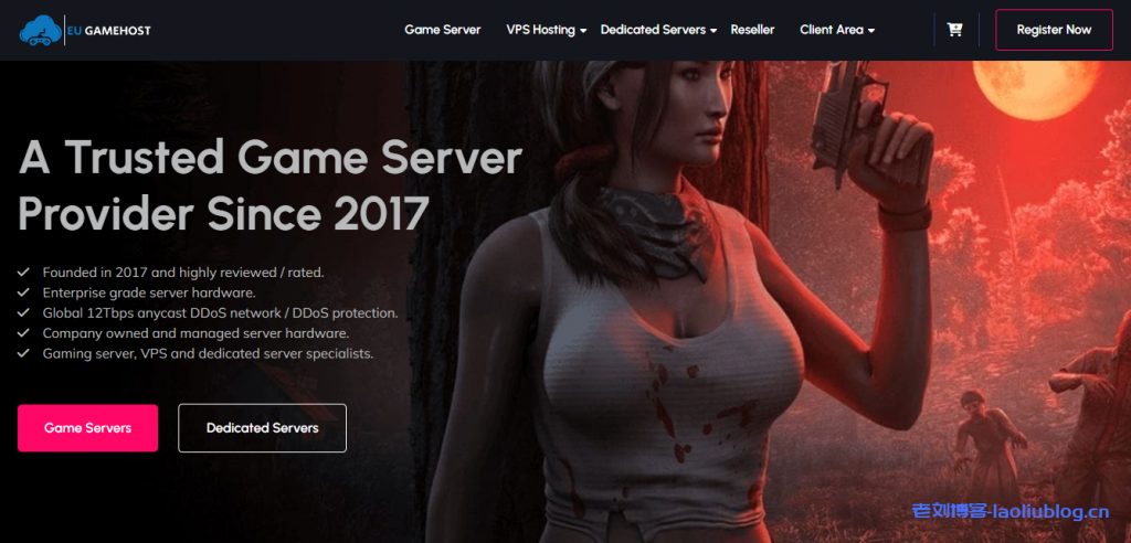 EUGamehost新加坡/德国KVM VPS：€13.92/年/1GB内存/10GB SSD空间/1TB流量/200Mbps-1Gbps端口/12Tbps DDoS防御-老刘博客