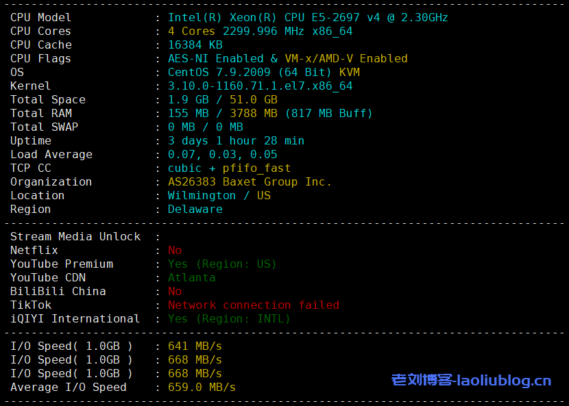 Justhost怎么样？国外主机测评之Justhost美国亚特兰大VPS测评分析-老刘博客