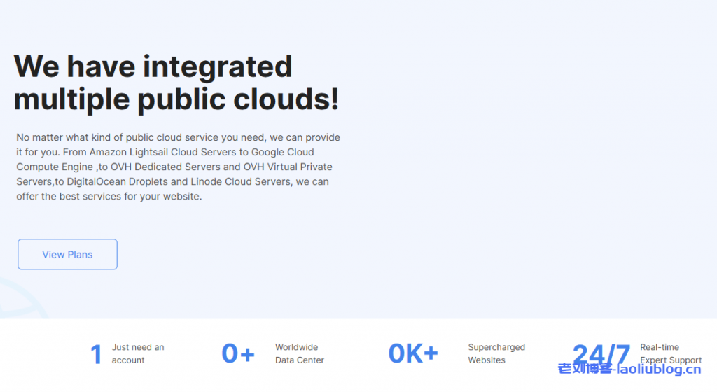 Unitrl集成公有云,Lightsail/GCP/Linode/DigitalOcean,低至$4.5/月,正价机器可长期续费,支持支付宝-老刘博客