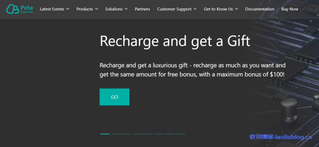 RAKsmart云平台PetaExpress上线：充多少送多少，最高送$100，云产品免费试用-老刘博客