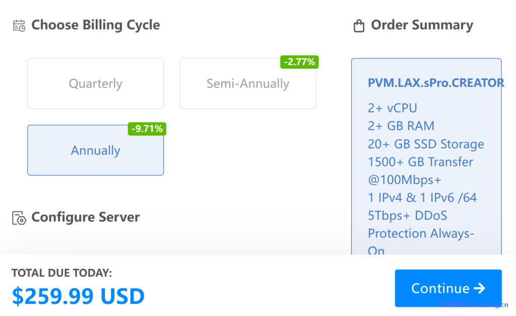 DMIT高防VPS年付$259.99(2C/2G内存),洛杉矶CN2 GIA,5Tbps DDoS防御-老刘博客