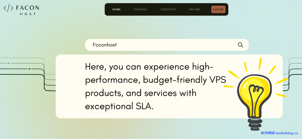 Faconhost洛杉矶VDS:£38.7/季/2核@AMD Ryzen/4GB内存/80GB NVMe空间/1TB流量/100Mbps端口/KVM/香港直连/荷兰CN2 GIA/9929-老刘博客