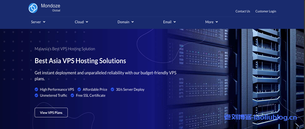 Mondoze : 马来西亚服务器/ AS152742/纯住宅IP/双ISP原生IP/$25.99/月/2C/2G内存/40G/100M/不限流量-老刘博客