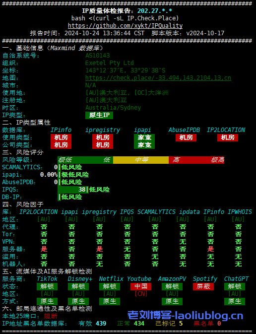 VPS测评之WePC全球TikTok_VPS - 澳大利亚直播线路_TikTok-老刘博客