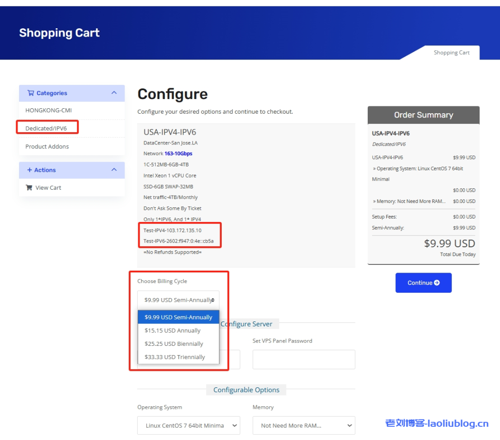 VMSHELL黑色星期五-增加美国IPV4和IPV6双栈IP服务器9.99/半年,支付宝,PAYPAL,USDT付款-老刘博客