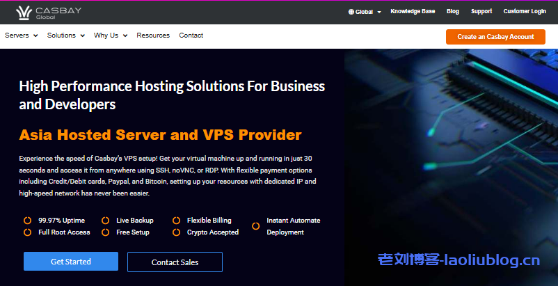 Casbay马来西亚服务器，AS132841，原生机房IP仅需$11.59，支持tiktok/解锁GPT等流媒体-老刘博客